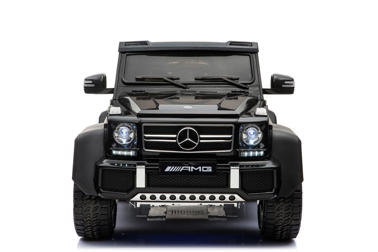 Voiture électrique enfant 12V Mercedes-Benz G63 6X6, avec télécommande 2.4Ghz, 12V14AH, 4 X MOTEUR, noir, Monoplace