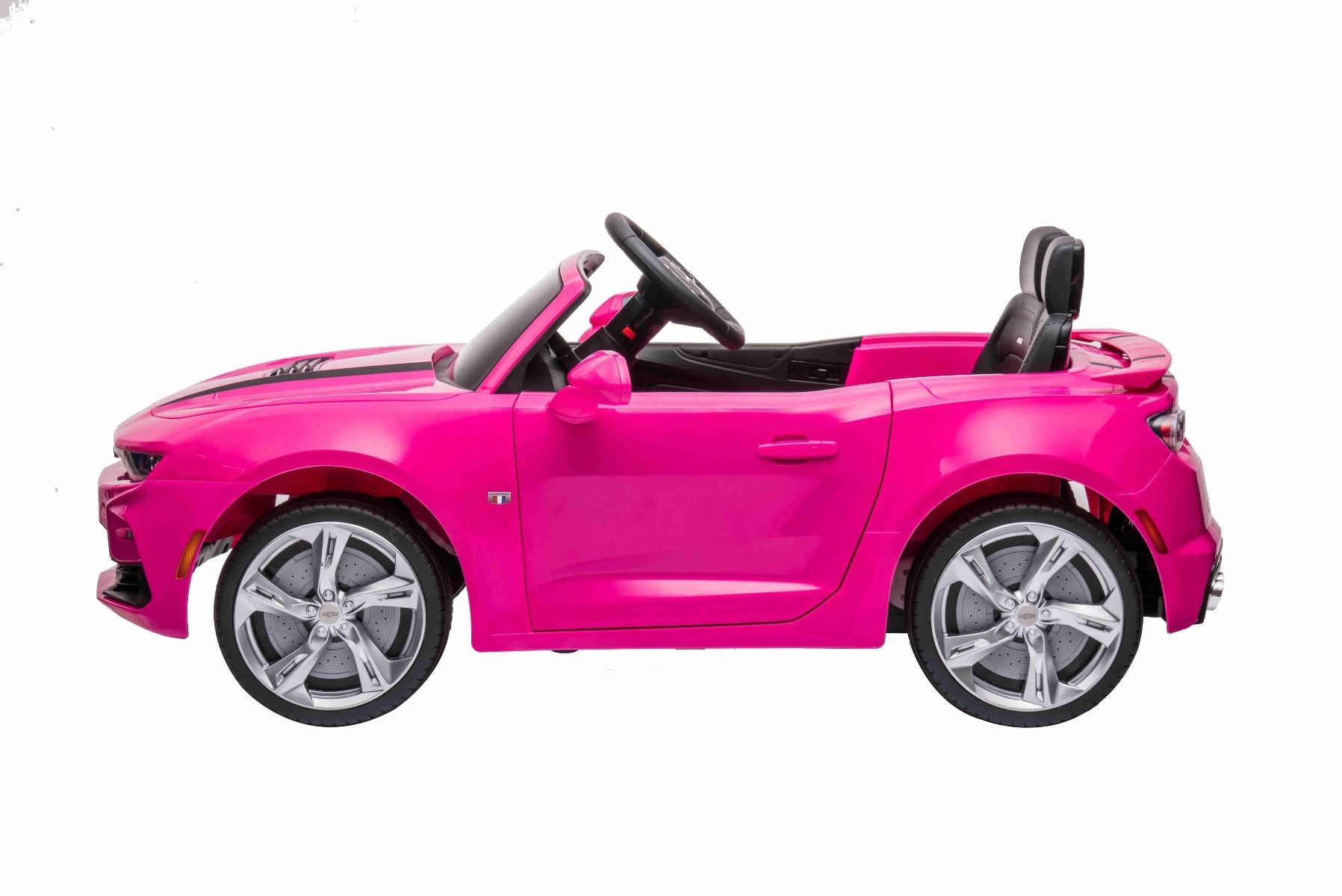 Voiture électrique enfants 12V Chevrolet Camaro, rose, moteur 2x 35 W, avec télécommande 2,4 Ghz