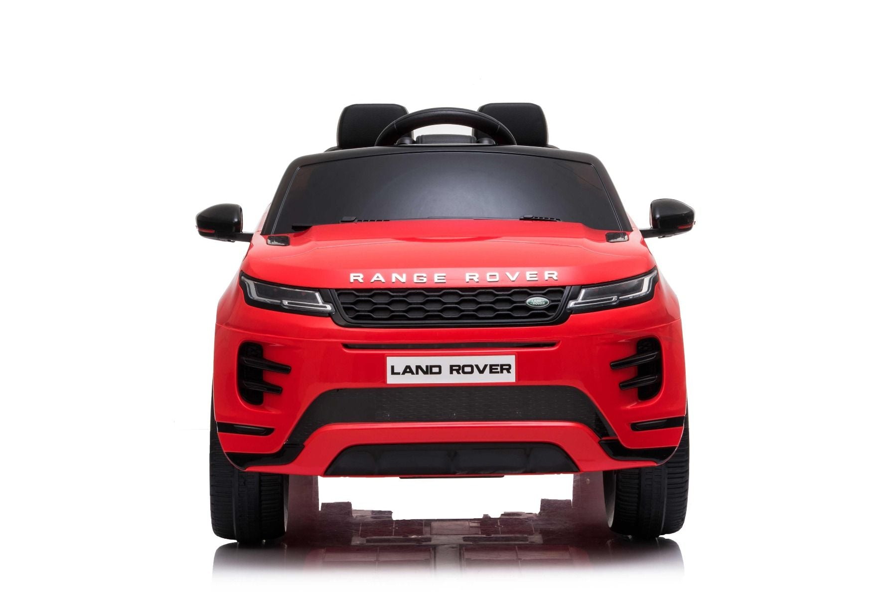 4x4 Voiture électrique enfants 12V Range Rover EVOQUE, rouge avec télécommande Bluetooth 2,4 GHz, sous licence