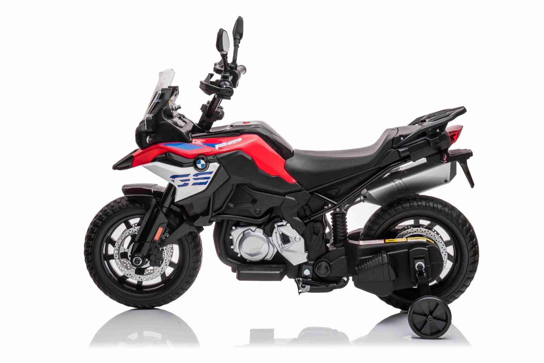 Moto électrique enfants 12V BMW F850 GS, rouge
