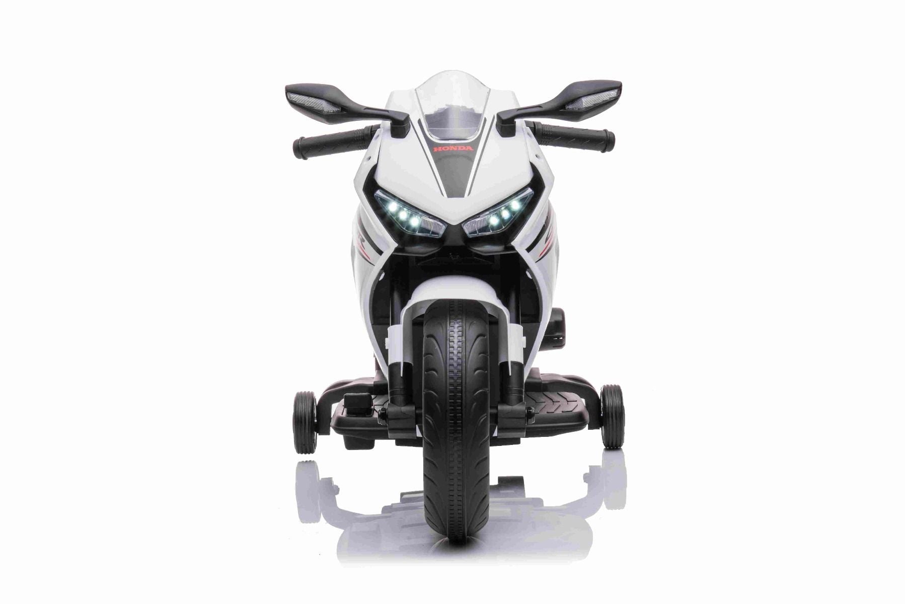 Moto électrique 12V HONDA CBR 1000RR, blanc sous licence, moteur 30W