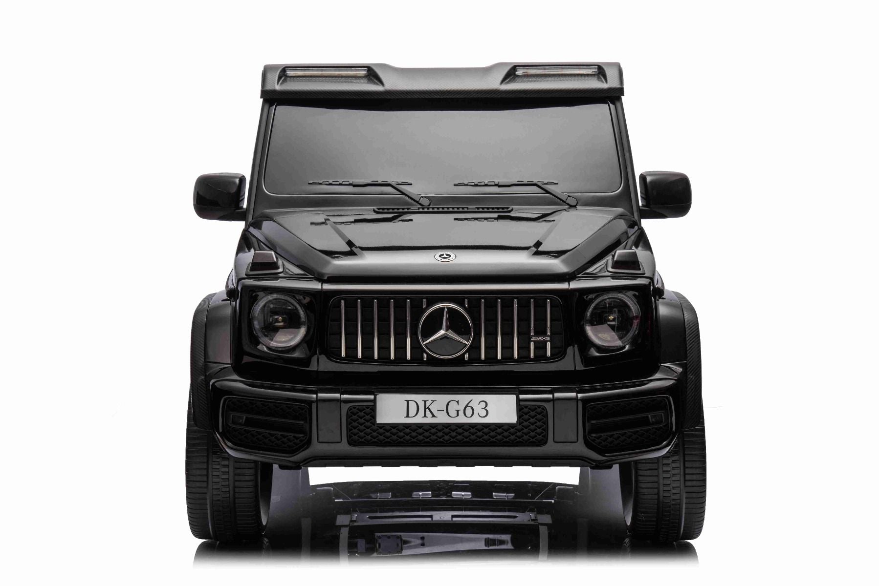 Voiture électrique Mercedes-Benz G63 AMG 4x4² Biplace 12V, noir, Lecteur MP3 avec entrée USB/AUX, Conduite 4x4, Batterie 12V14Ah, Roues EVA avec suspension, Sièges en similicuir, Télécommande, Licence