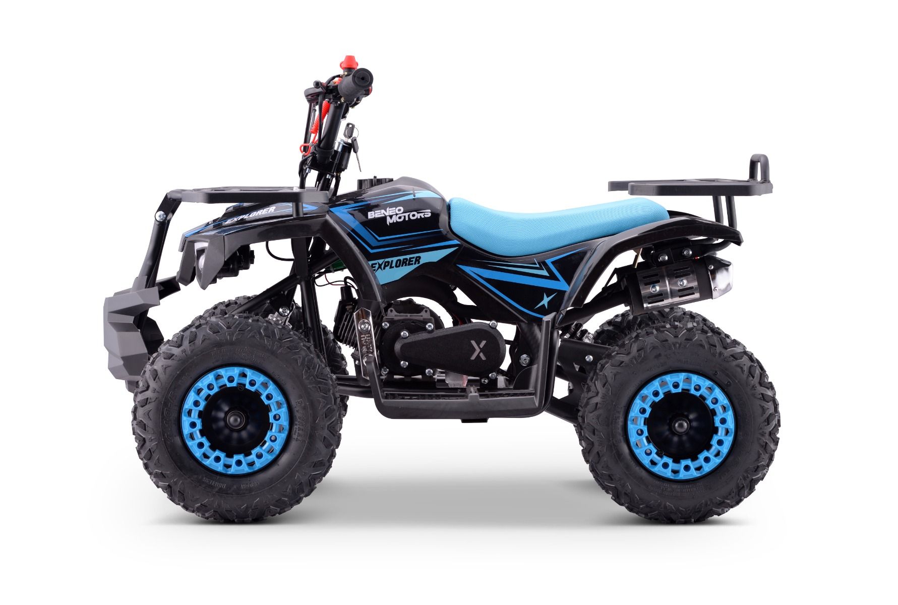 ATV - Mini-Quad pour Enfants Beneo Motors Explorer Bleue - 50cc