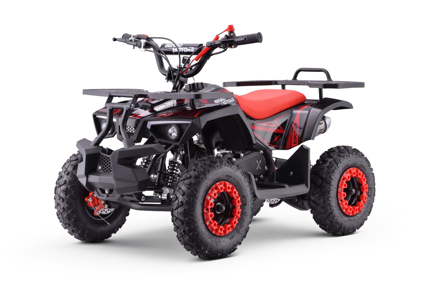 ATV - Mini-Quad pour Enfants Beneo Motors Explorer Rouge - 50cc
