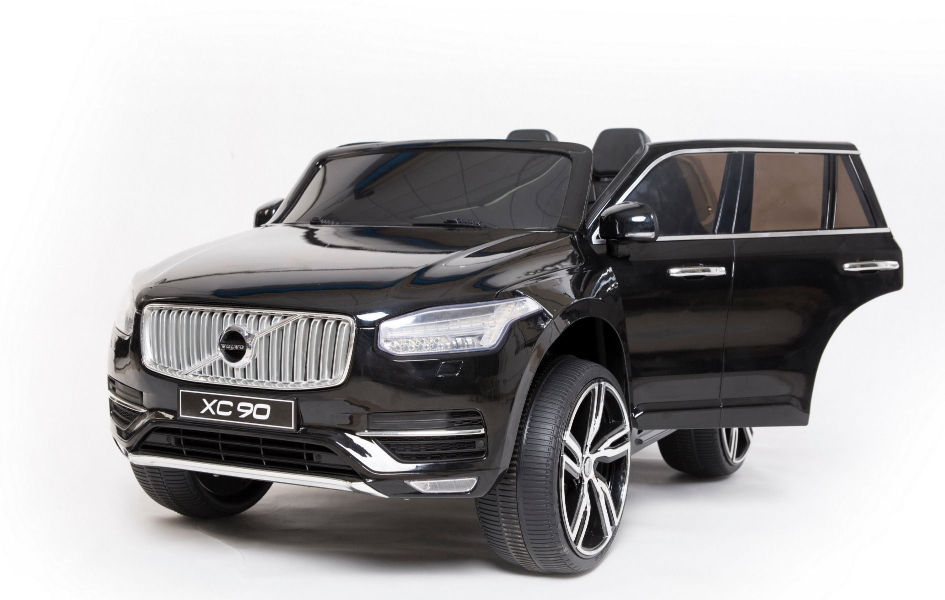 Voiture electrique enfants 12V, Volvo XC90 Noir, avec télécommande 2,4 Ghz