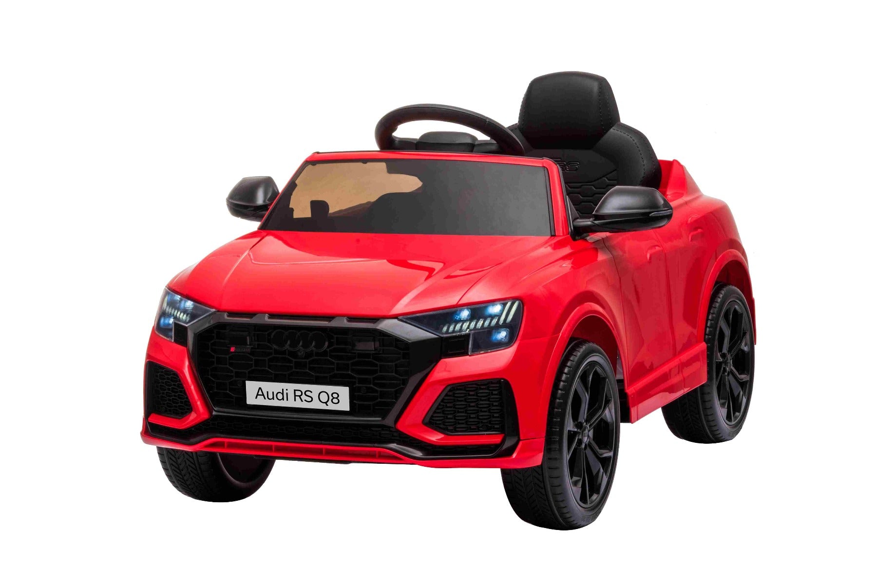 Voiture electrique enfants 12V, Audi RSQ8, rouge avec télécommande 2,4 Ghz