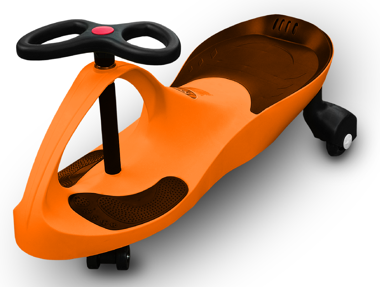 RIRICAR Orange – porteur balançoire avec les roues super silencieuses en polyuréthane