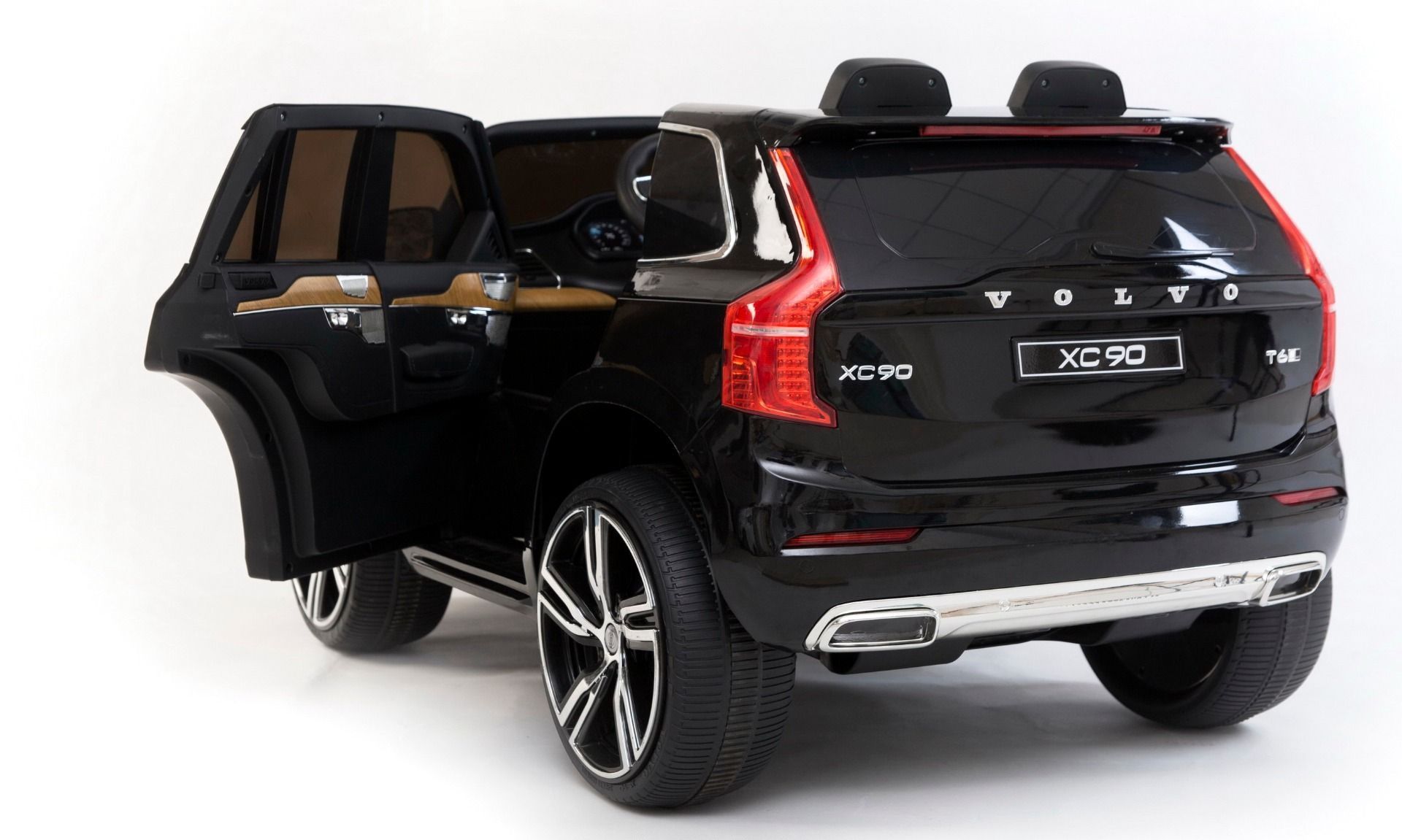Voiture electrique enfants 12V, Volvo XC90 Noir, avec télécommande 2,4 Ghz