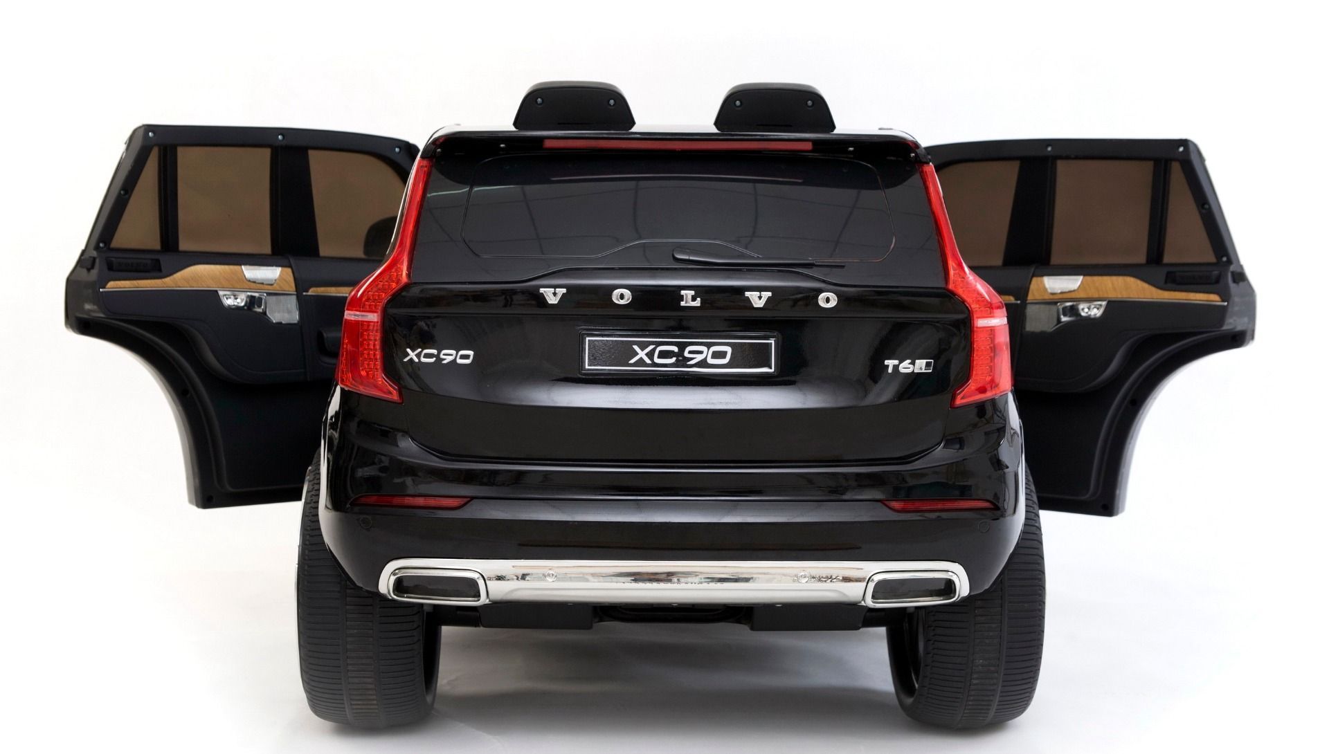 Voiture electrique enfants 12V, Volvo XC90 Noir, avec télécommande 2,4 Ghz
