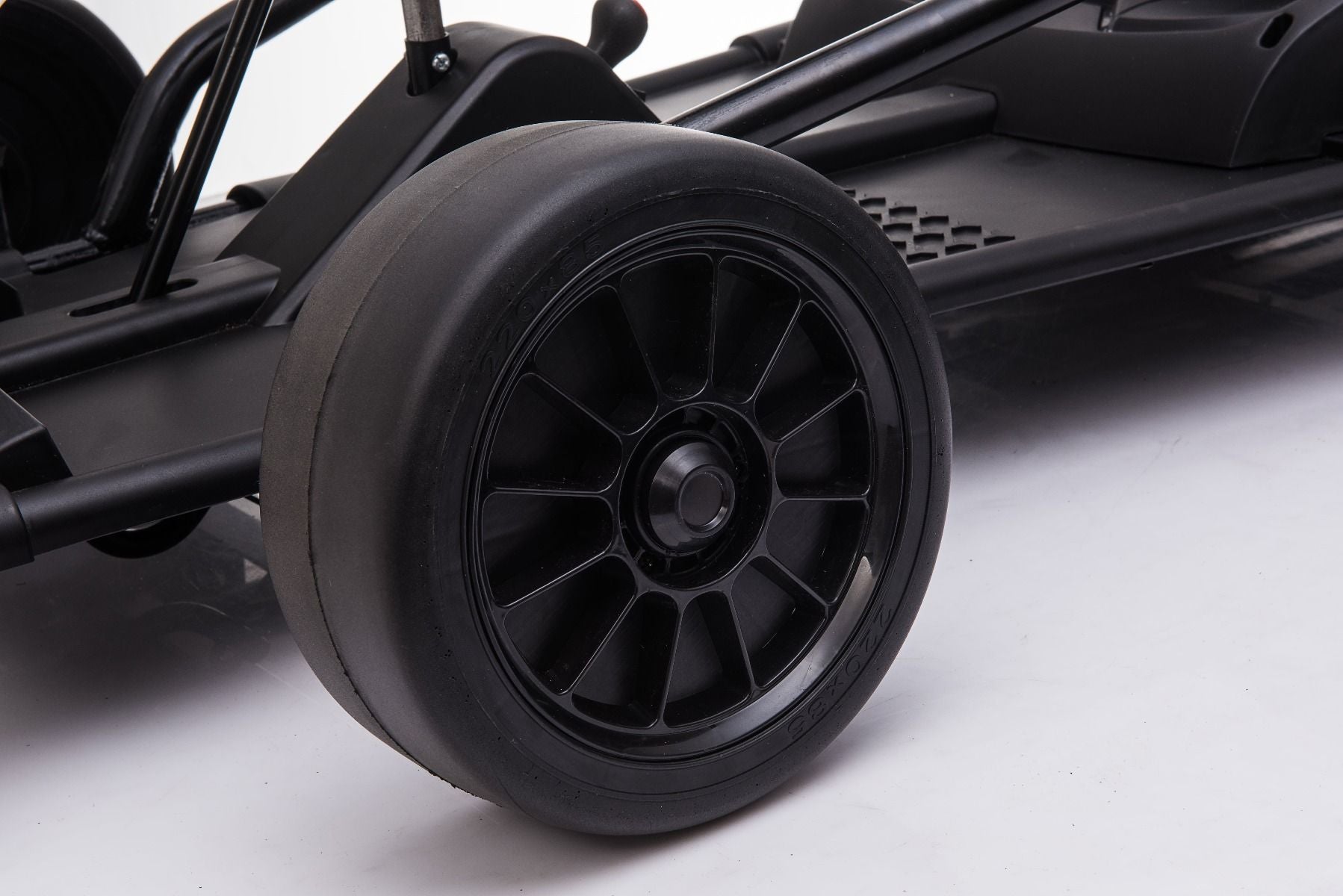 Voiture electrique enfants 24V DRIFT karting, Blanc, Roues de dérive lisses, Moteur 2 x 350W, Batterie 24V