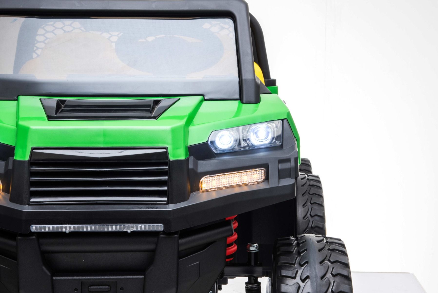 Voiture électrique enfant 12V 2 places agricole sous licence RIDER 6X6 avec avec télécommande 2,4 GHz, 4 roues motrices