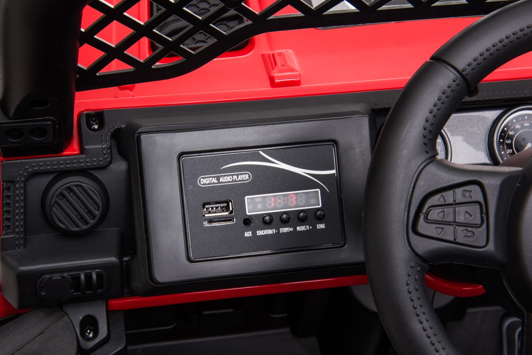 Voiture électrique enfants 12V All Ride, rouge, avec télécommande 2,4 GHz