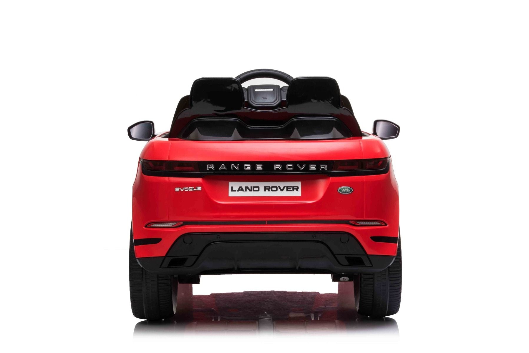 4x4 Voiture électrique enfants 12V Range Rover EVOQUE, rouge avec télécommande Bluetooth 2,4 GHz, sous licence