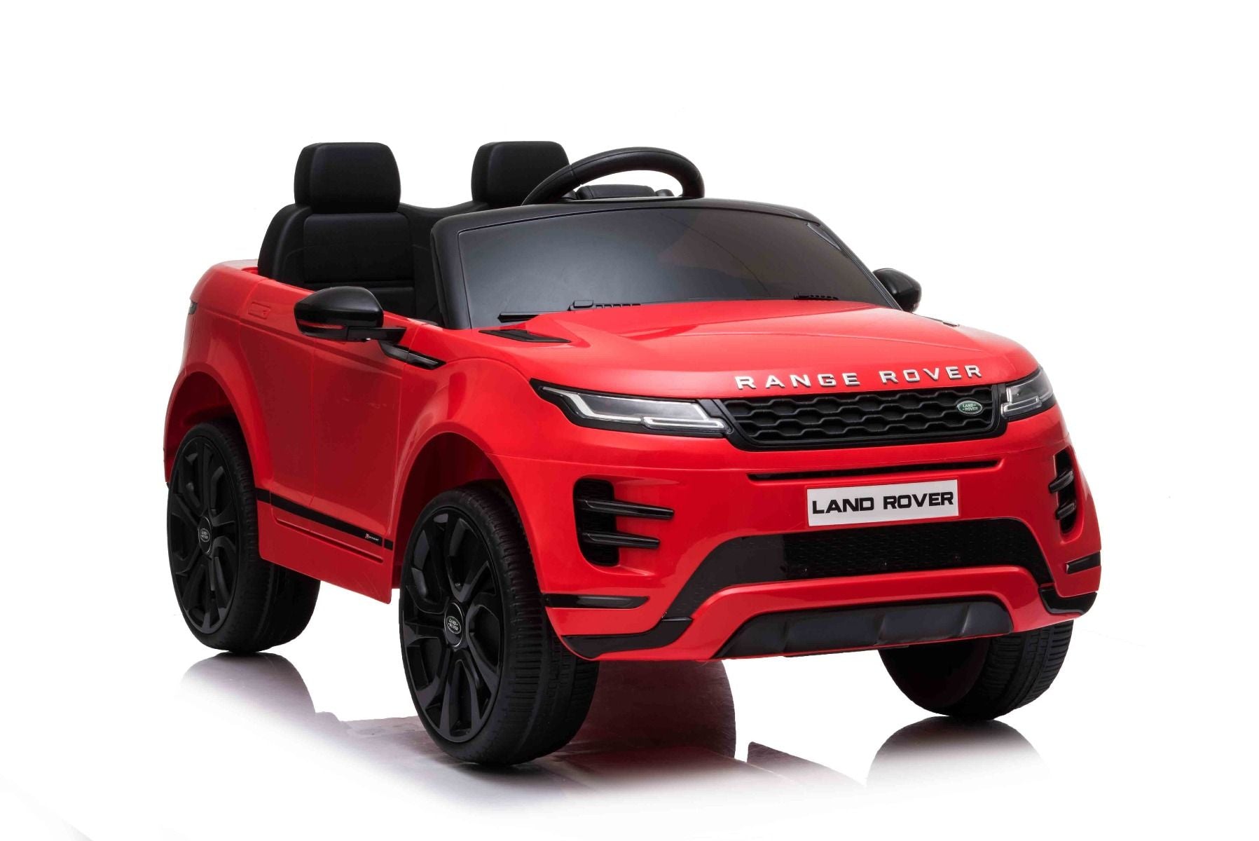4x4 Voiture électrique enfants 12V Range Rover EVOQUE, rouge avec télécommande Bluetooth 2,4 GHz, sous licence
