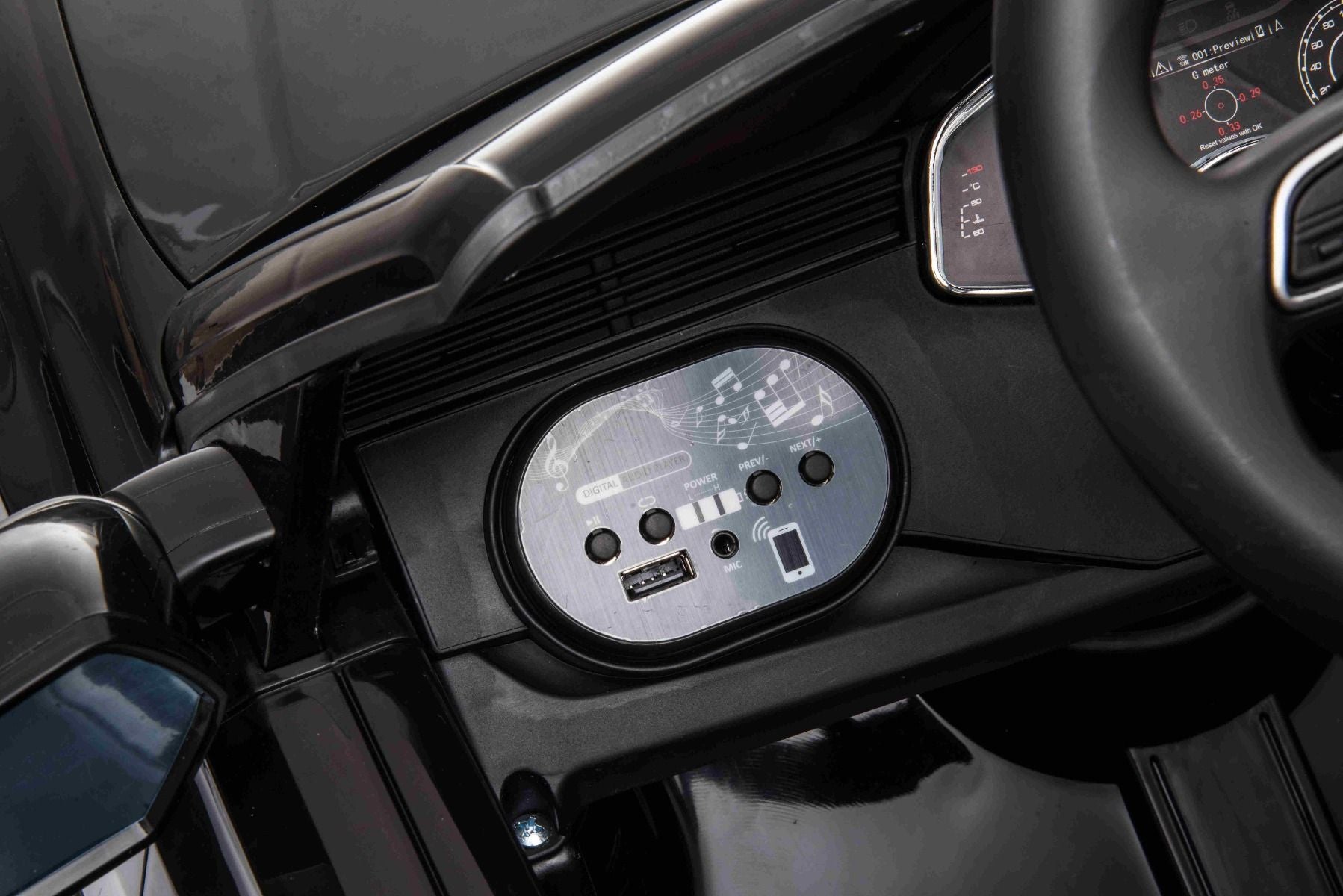 Voiture electrique enfants 12V, Audi RSQ8, rouge avec télécommande 2,4 Ghz