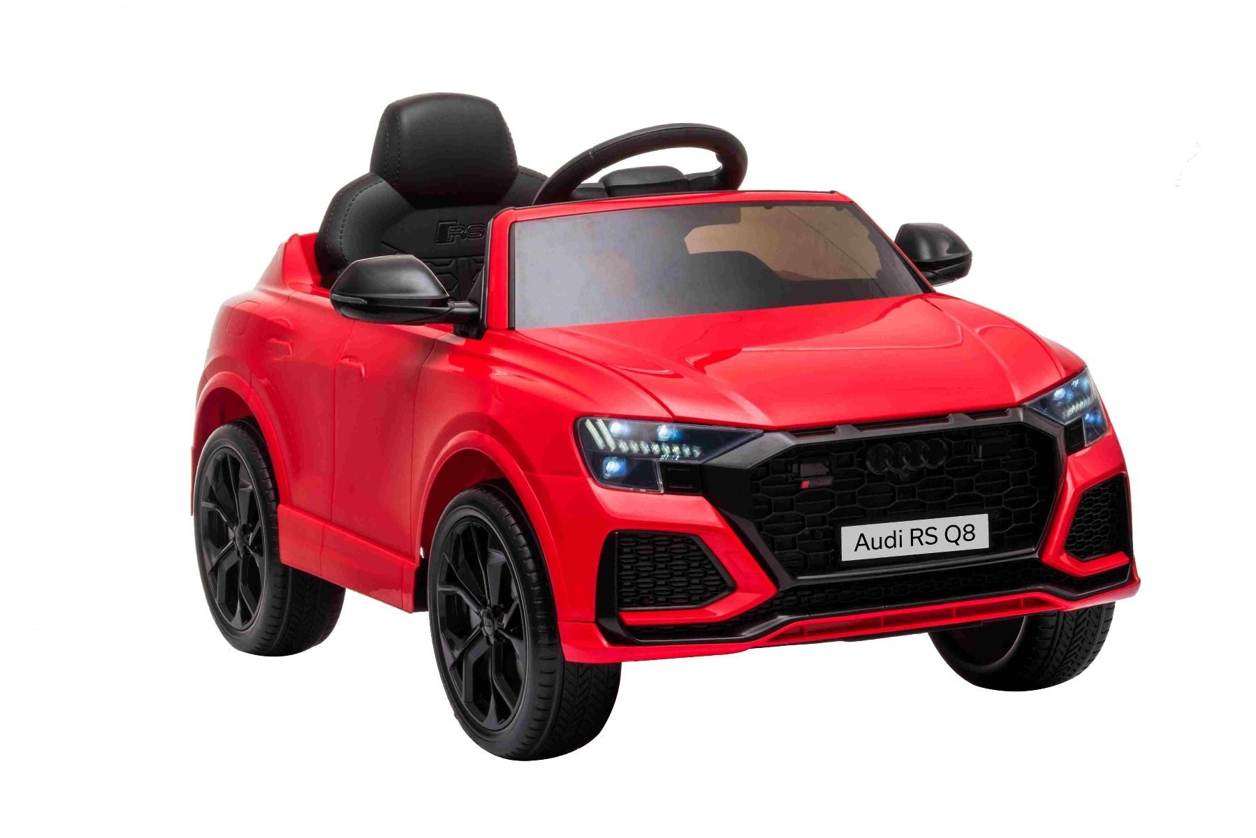 Voiture electrique enfants 12V, Audi RSQ8, rouge avec télécommande 2,4 Ghz