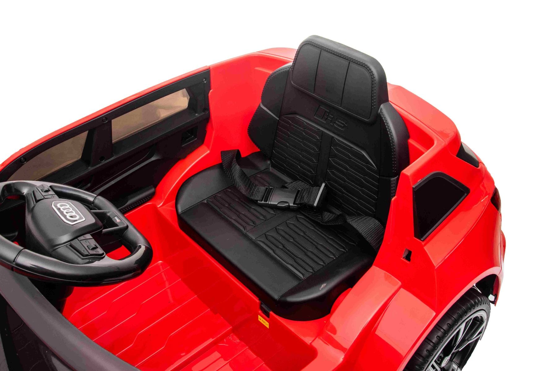 Voiture électrique enfant 12V Audi RS6, Rouge, avec télécommande 2,4 Ghz, Moteur 2x 25W, Licence ORIGINAL