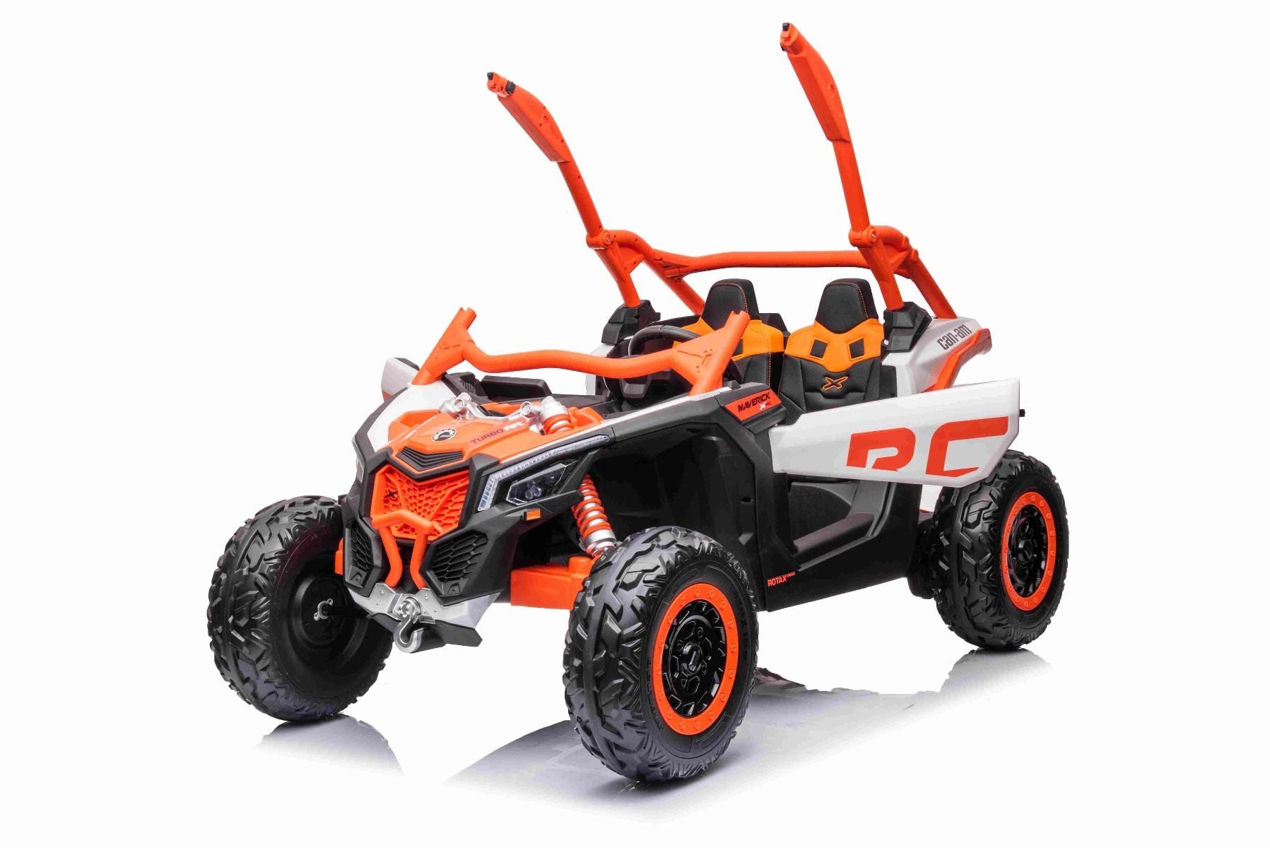 4x4 Voiture électrique enfants 2 places 12V Can-am Maverick, orange