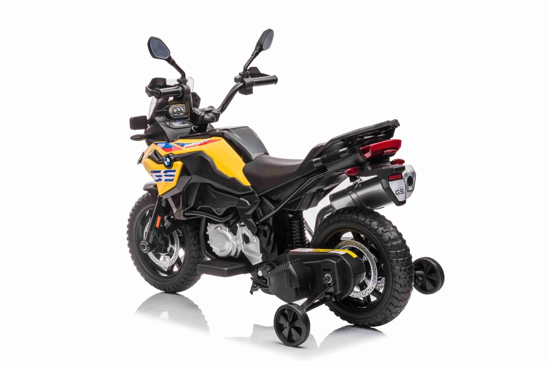 Moto électrique enfants 12V BMW F850 GS, jaune