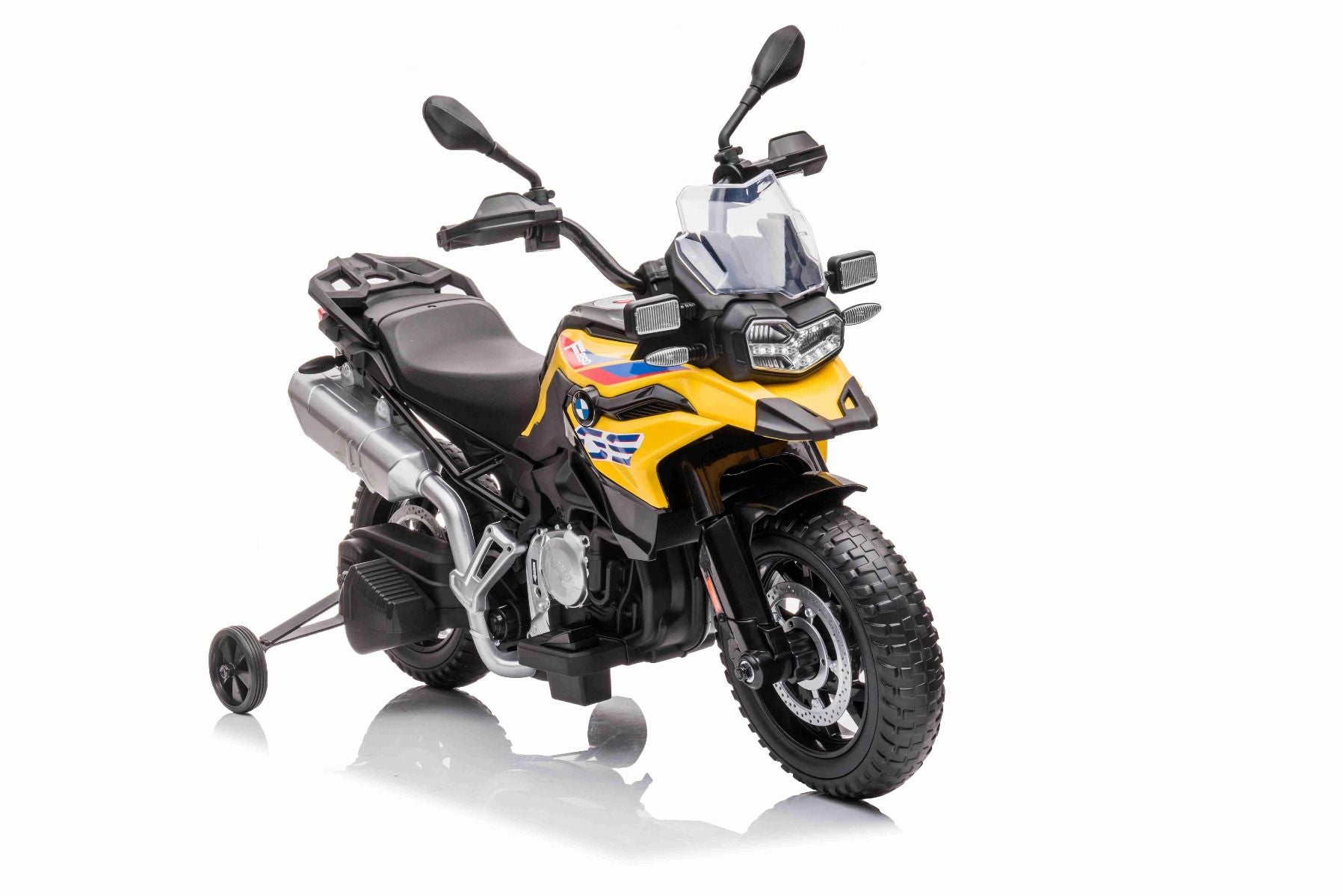 Moto électrique enfants 12V BMW F850 GS, jaune
