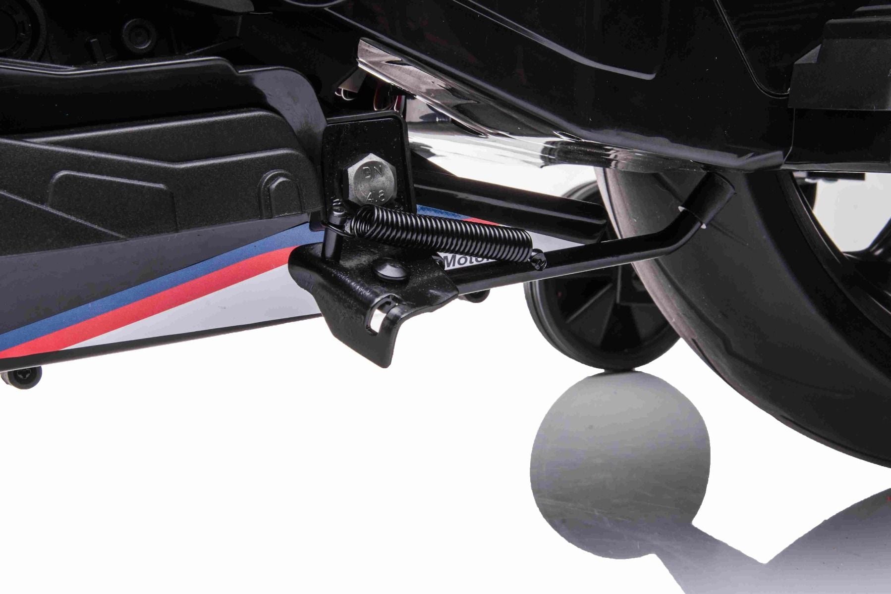 Moto électrique enfants 12V BMW HP4 RACE bleue, moteurs 2x35 W