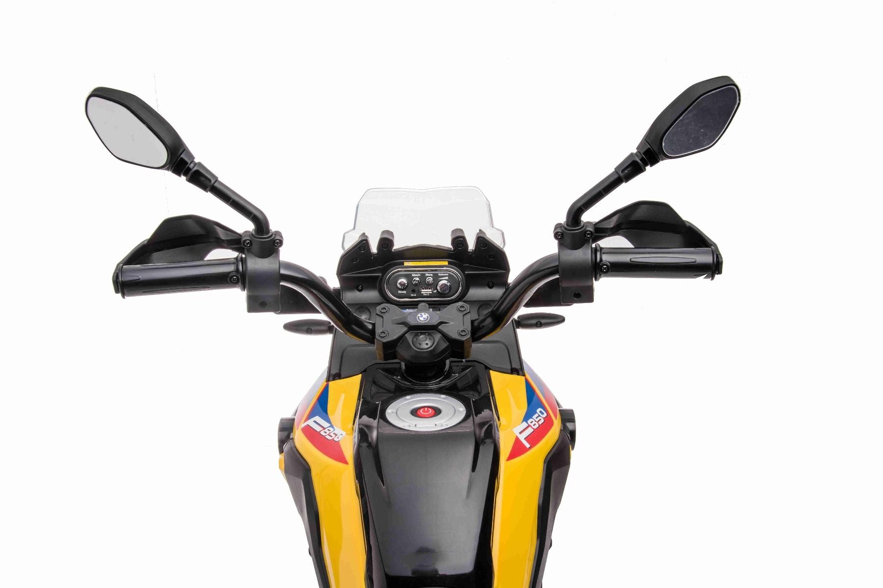 Moto électrique enfants 12V BMW F850 GS, jaune