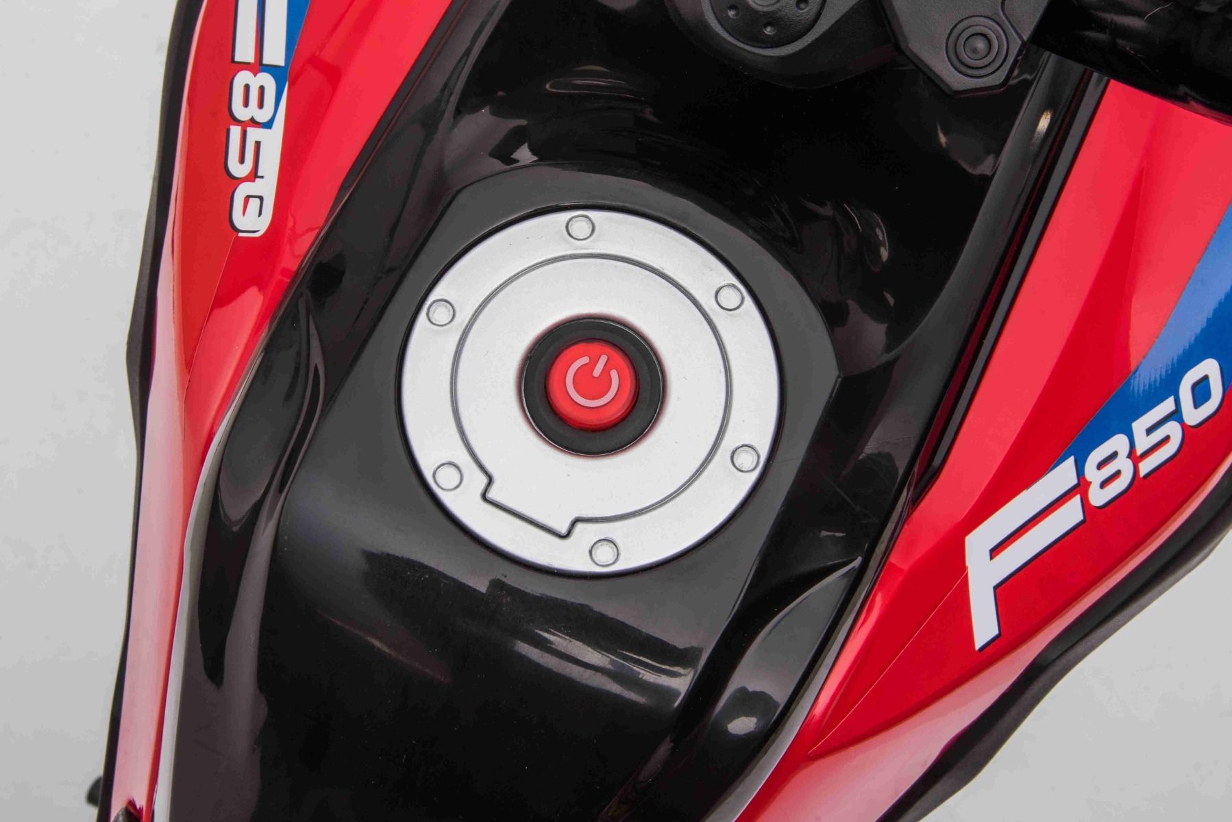 Moto électrique enfants 12V BMW F850 GS, rouge