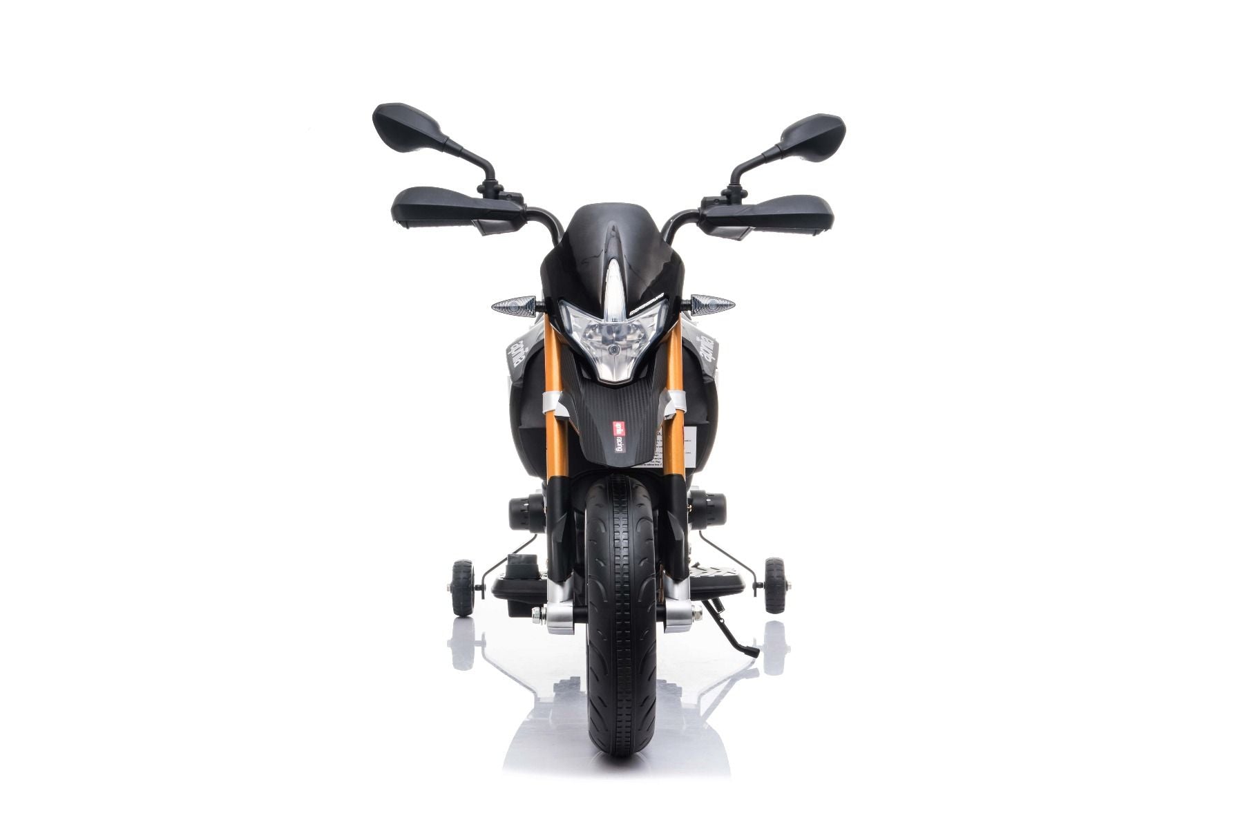Moto electrique enfànt 12V APRILIA DORSODURO 900, gris, avec licence