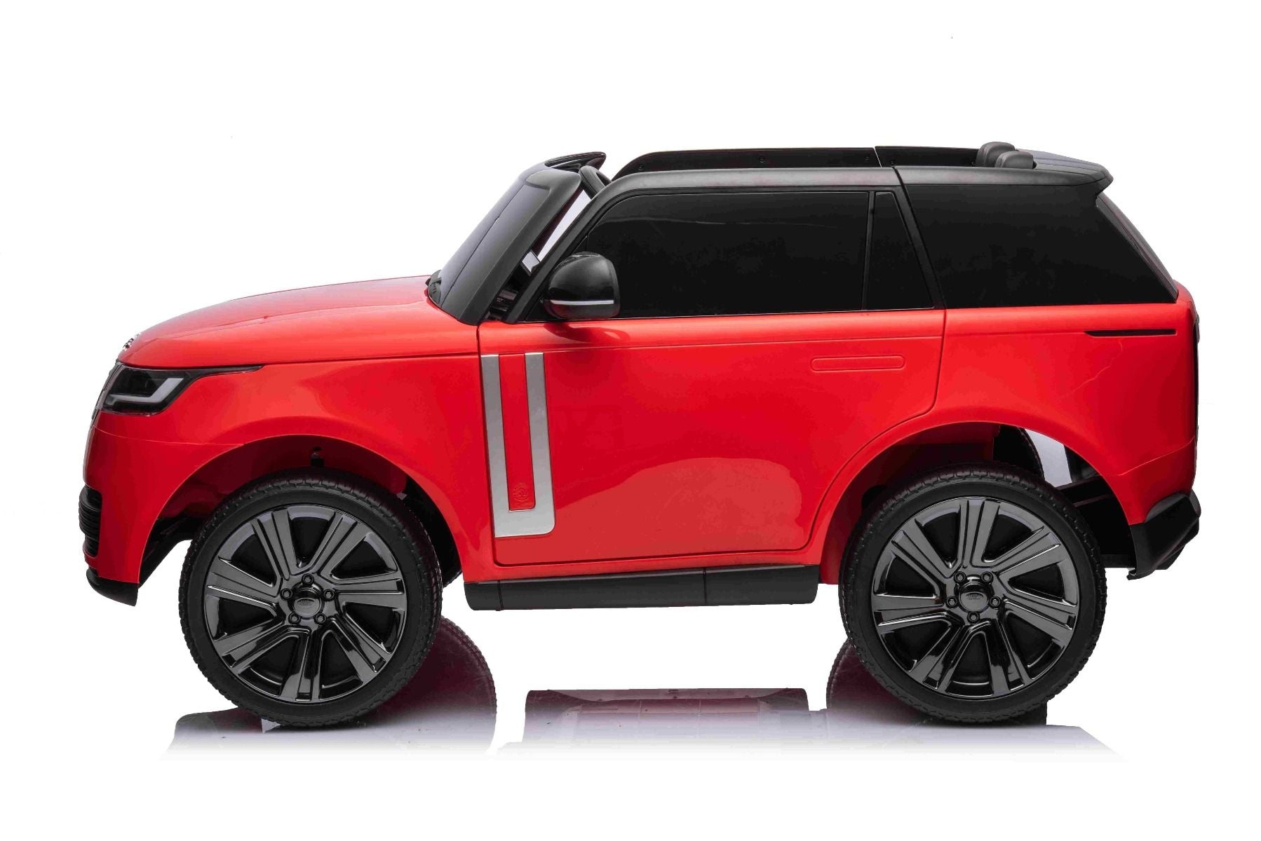 Voiture électrique enfants 12V 2 places Range Rover modèle 2023, rouge, avec télécommande 2,4 GHz, sous licence