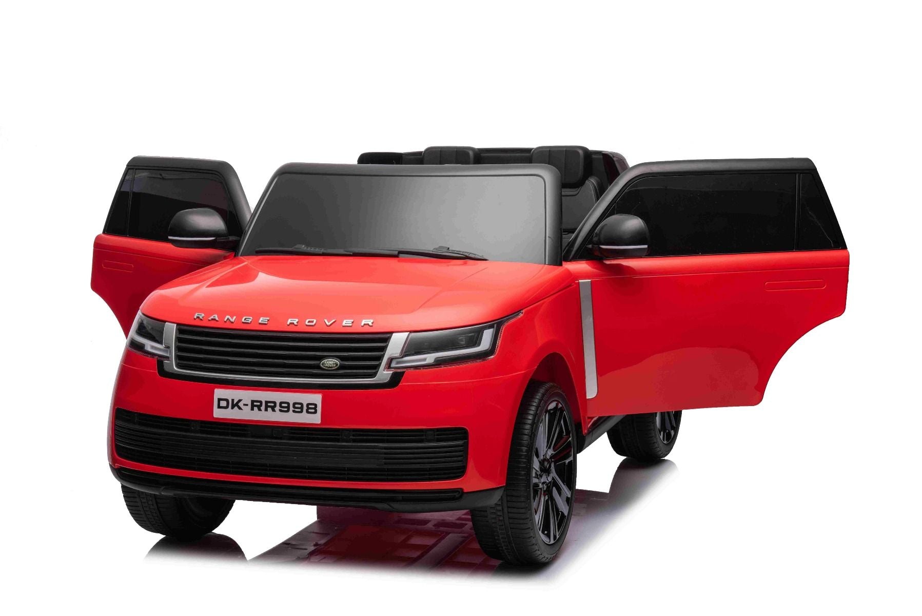 Voiture électrique enfants 12V 2 places Range Rover modèle 2023, rouge, avec télécommande 2,4 GHz, sous licence