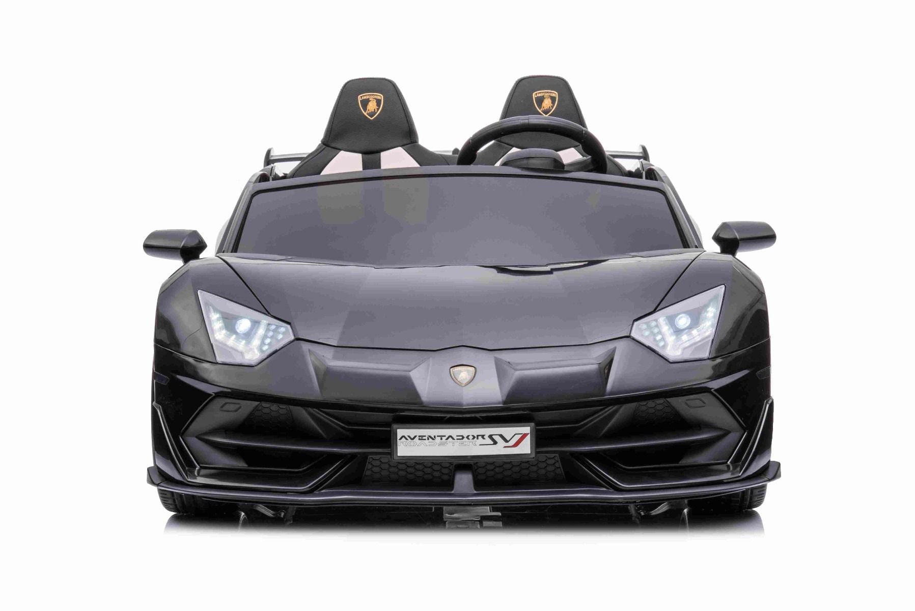 Voiture electrique enfànt 12V 2 places lamborghini Aventador, Noir, avec télécommande 2,4 Ghz, Moteur 2 x 12V, Licence d'origine