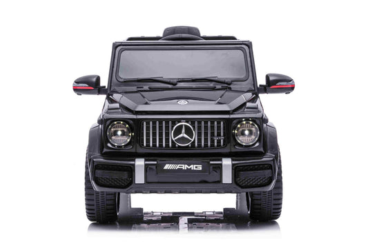 Voiture électrique enfant 12V Mercedes G avec portes hautes, noir, avec télécommande 2,4 GHz