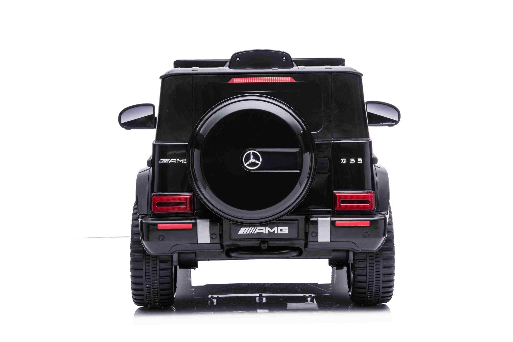 Voiture électrique enfant 12V Mercedes G avec portes hautes, noir, avec télécommande 2,4 GHz