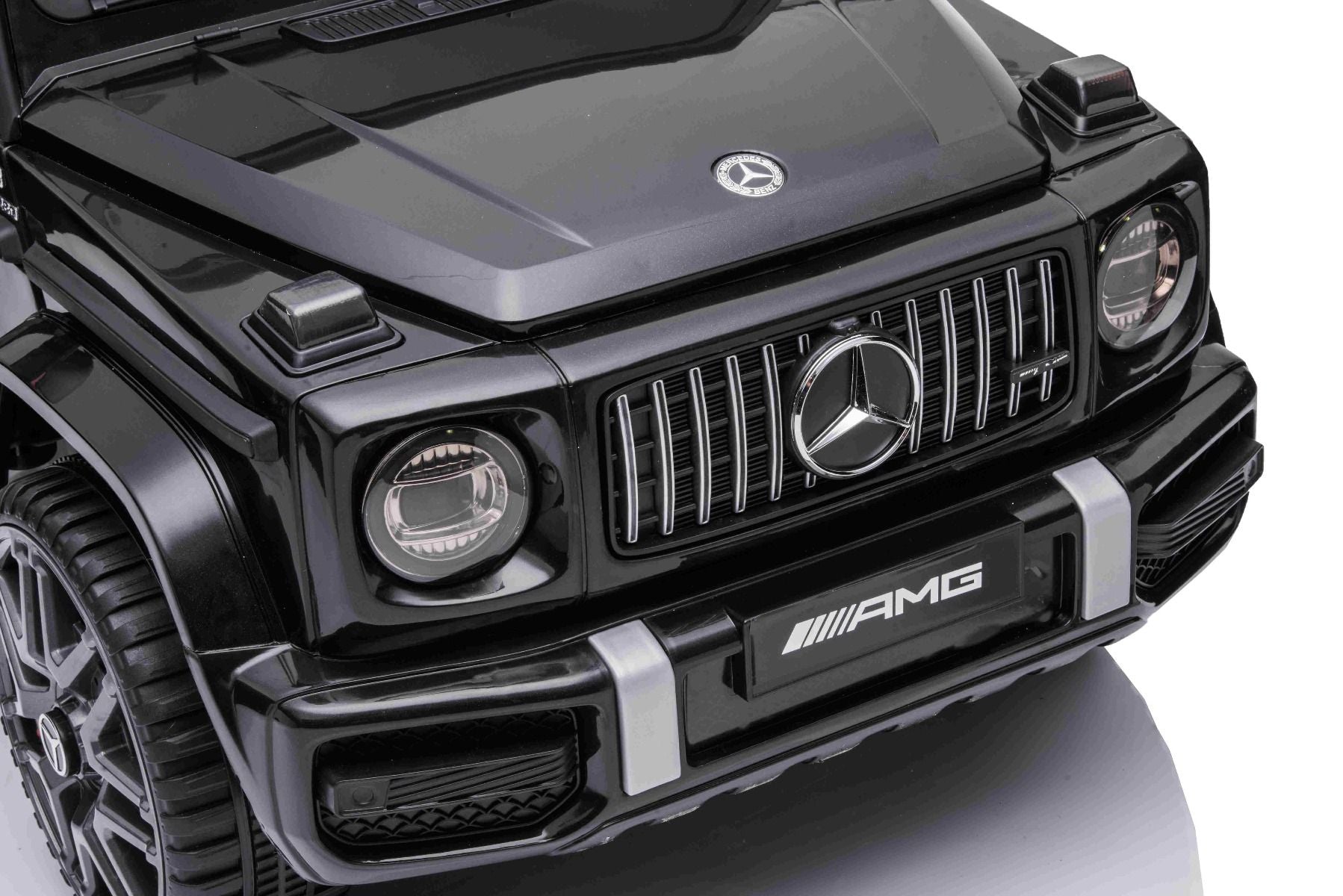 Voiture électrique enfant 12V Mercedes G avec portes hautes, noir, avec télécommande 2,4 GHz