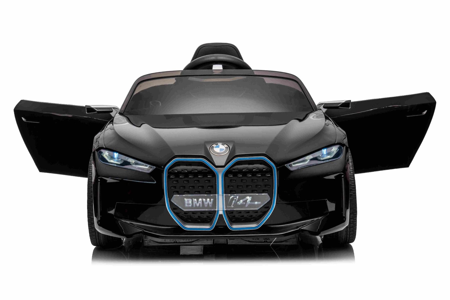 Voiture électrique 12V BMW i4, noir, avec télécommande 2,4 GHz, moteur 2 X 25W, licence ORIGINAL