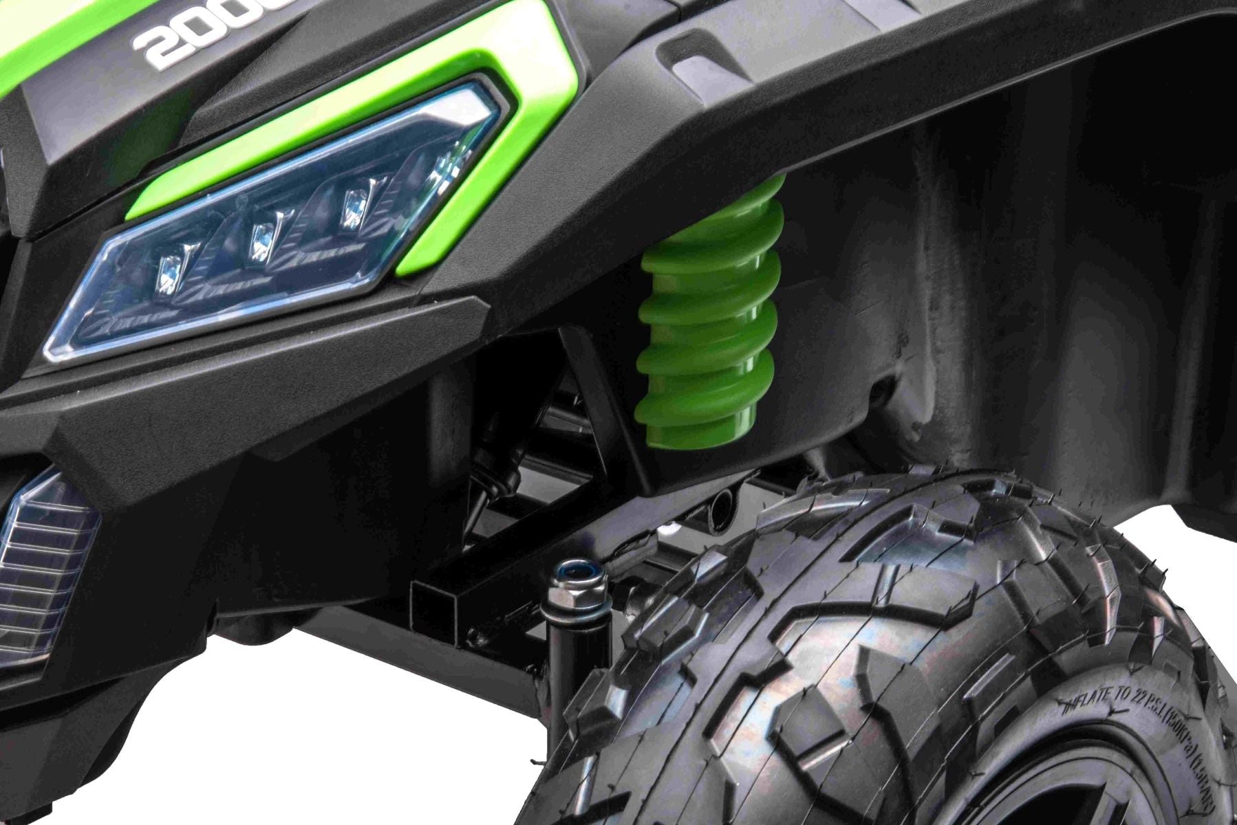 Voiture électrique enfant 24V 2 places UTV XXL, Vert