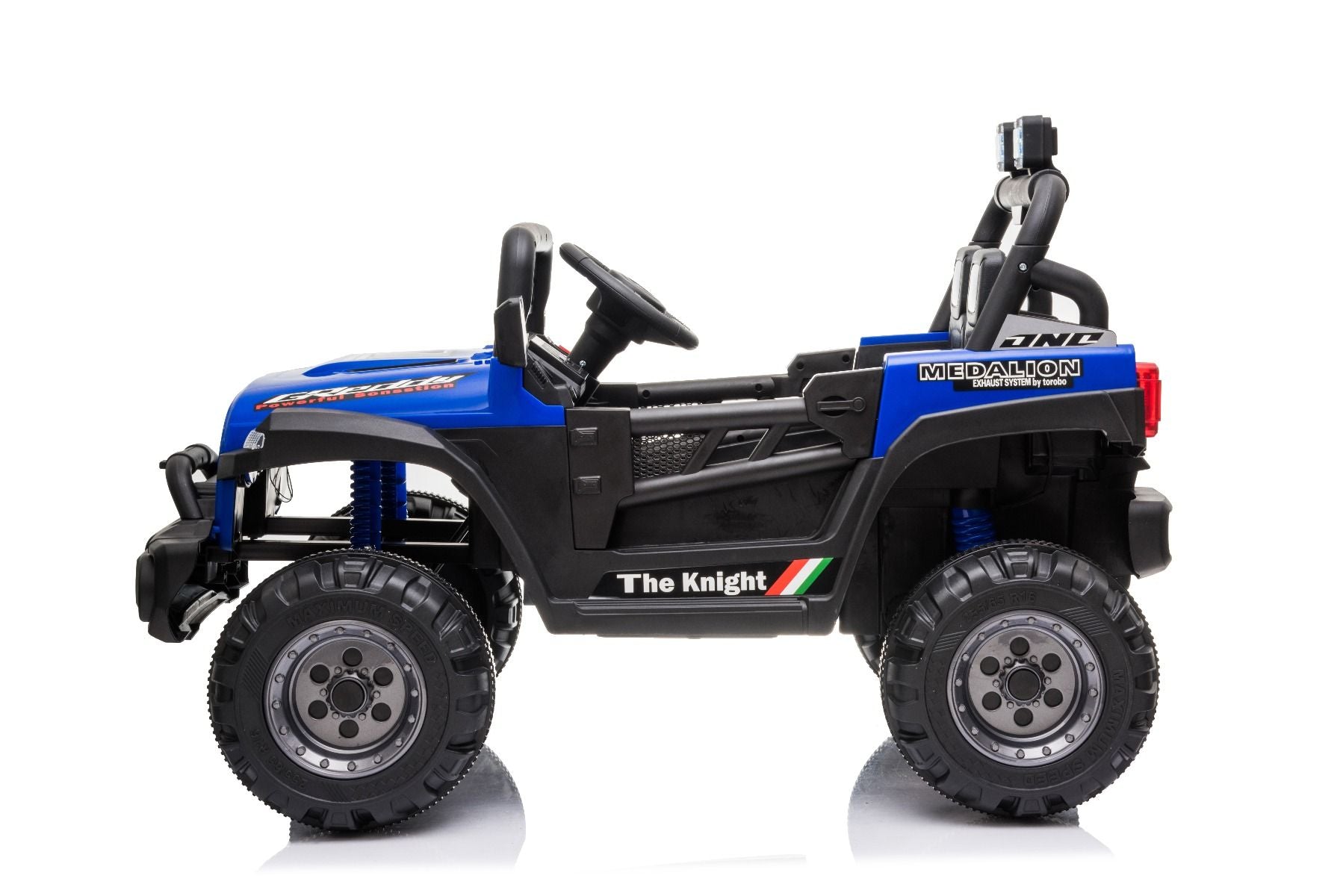 Voiture électrique enfants 12V All Ride, bleu, avec télécommande 2,4 GHz