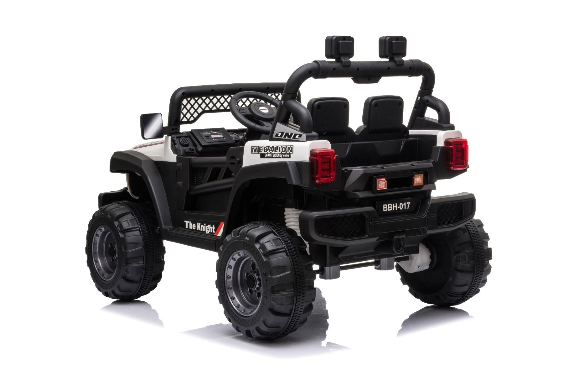 Voiture électrique enfants 12V All Ride, blanche, avec télécommande 2,4 GHz