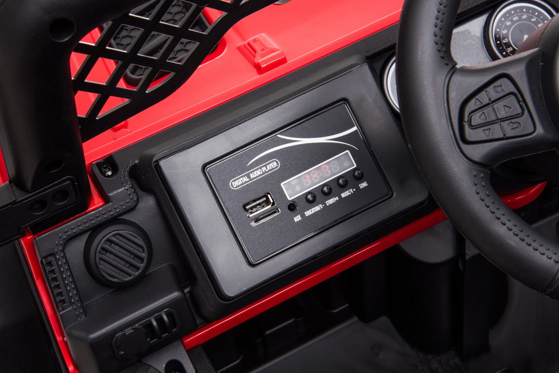 Voiture électrique enfants 12V All Ride, rouge, avec télécommande 2,4 GHz