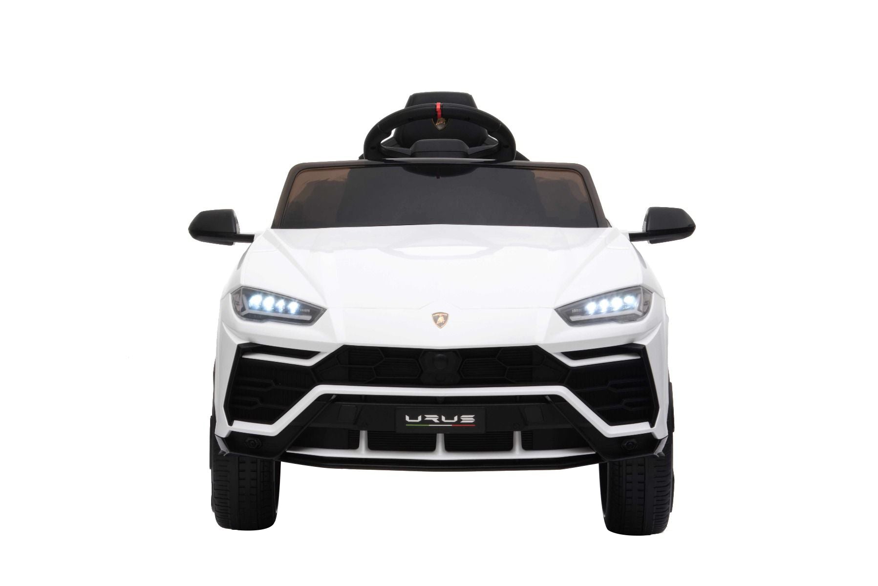 Voiture electrique enfànt 12V Lamborghini Urus, blanc, avec télécommande 2,4 GHz, 2x moteur