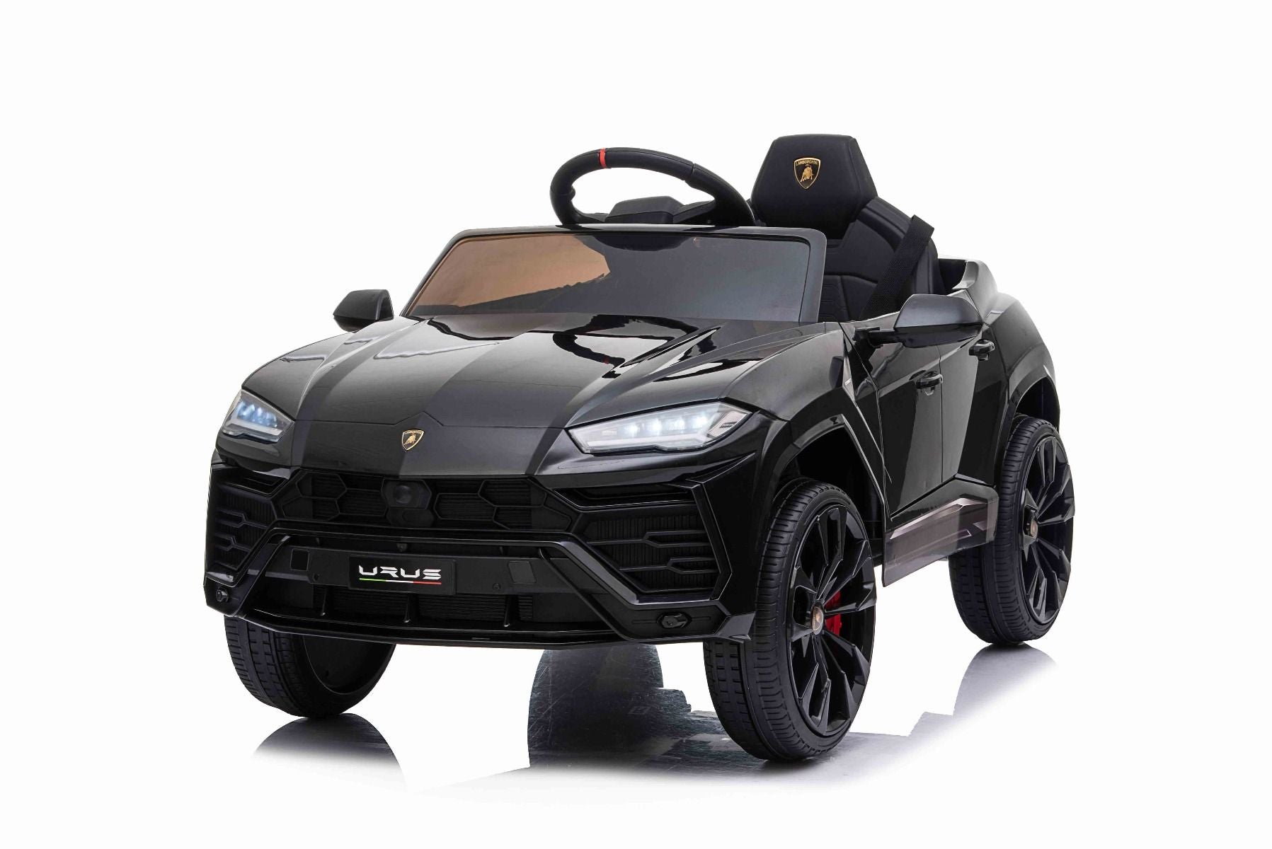 Voiture electrique enfànt 12V Lamborghini Urus, noir, avec télécommande 2,4 GHz, 2x moteur