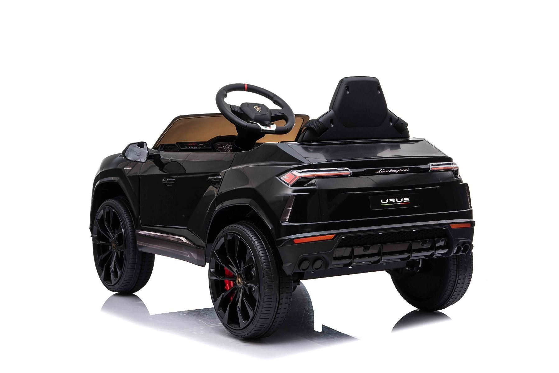 Voiture electrique enfànt 12V Lamborghini Urus, noir, avec télécommande 2,4 GHz, 2x moteur