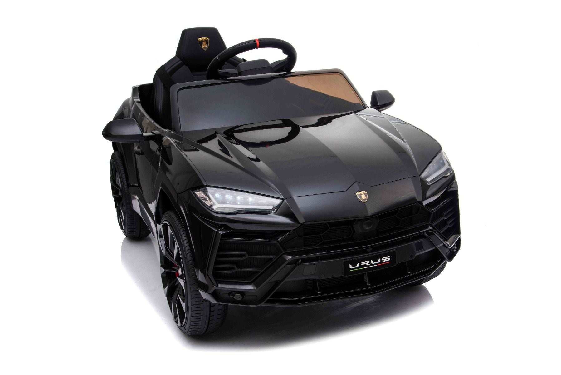 Voiture electrique enfànt 12V Lamborghini Urus, noir, avec télécommande 2,4 GHz, 2x moteur