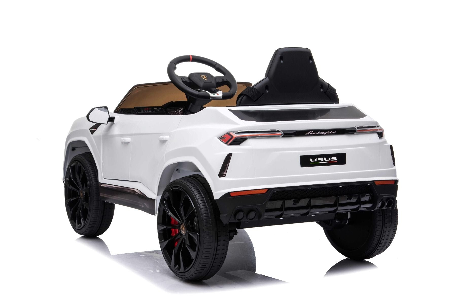 Voiture electrique enfànt 12V Lamborghini Urus, blanc, avec télécommande 2,4 GHz, 2x moteur