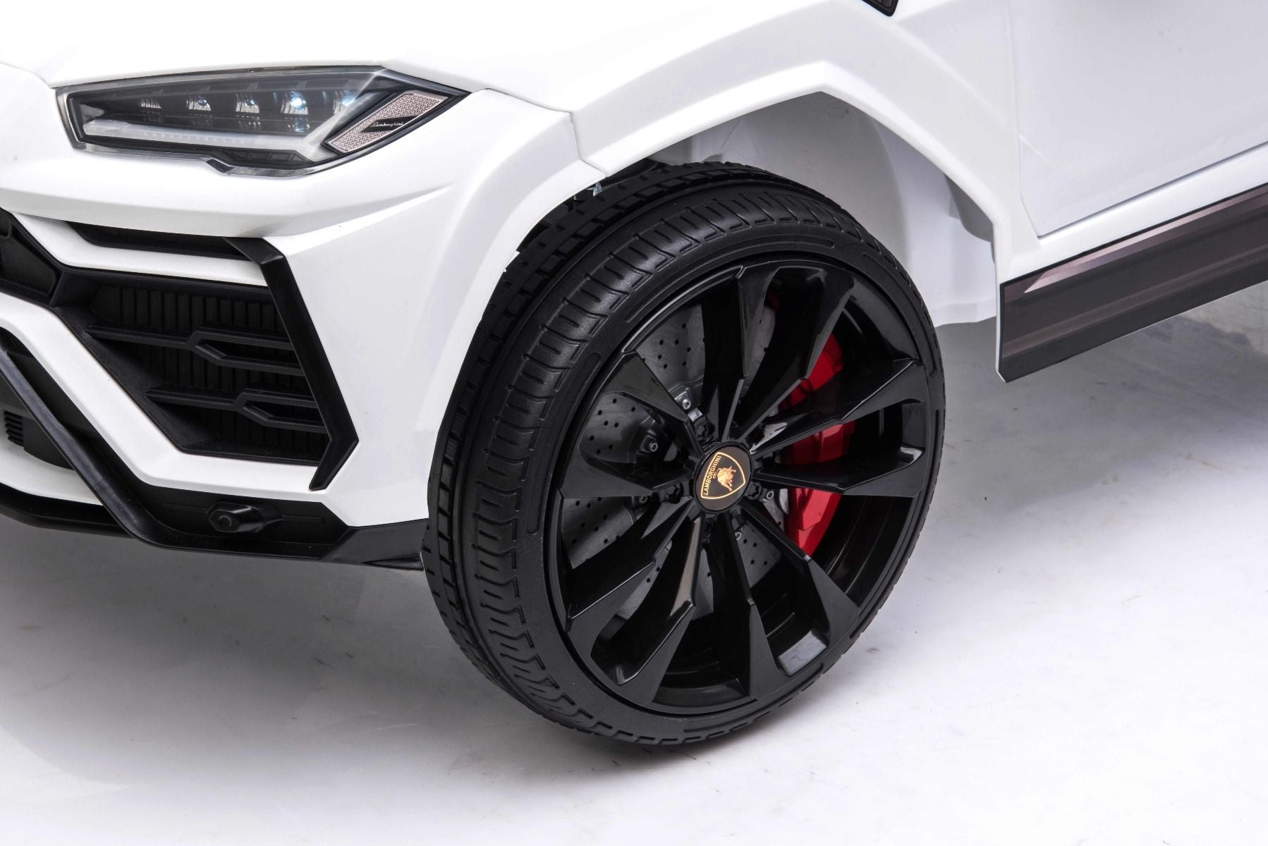 Voiture electrique enfànt 12V Lamborghini Urus, blanc, avec télécommande 2,4 GHz, 2x moteur