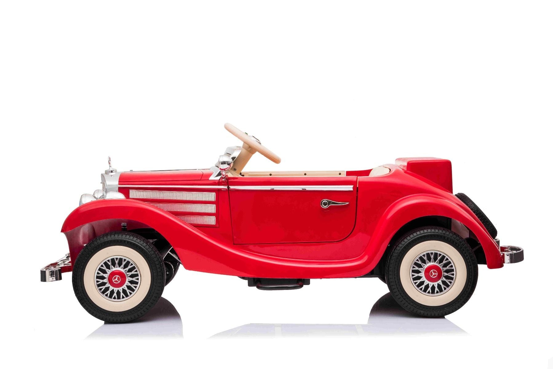 4x4 Voiture électrique enfants 12V Mercedes-Benz 540K, rouge, avec télécommande 2.4Ghz