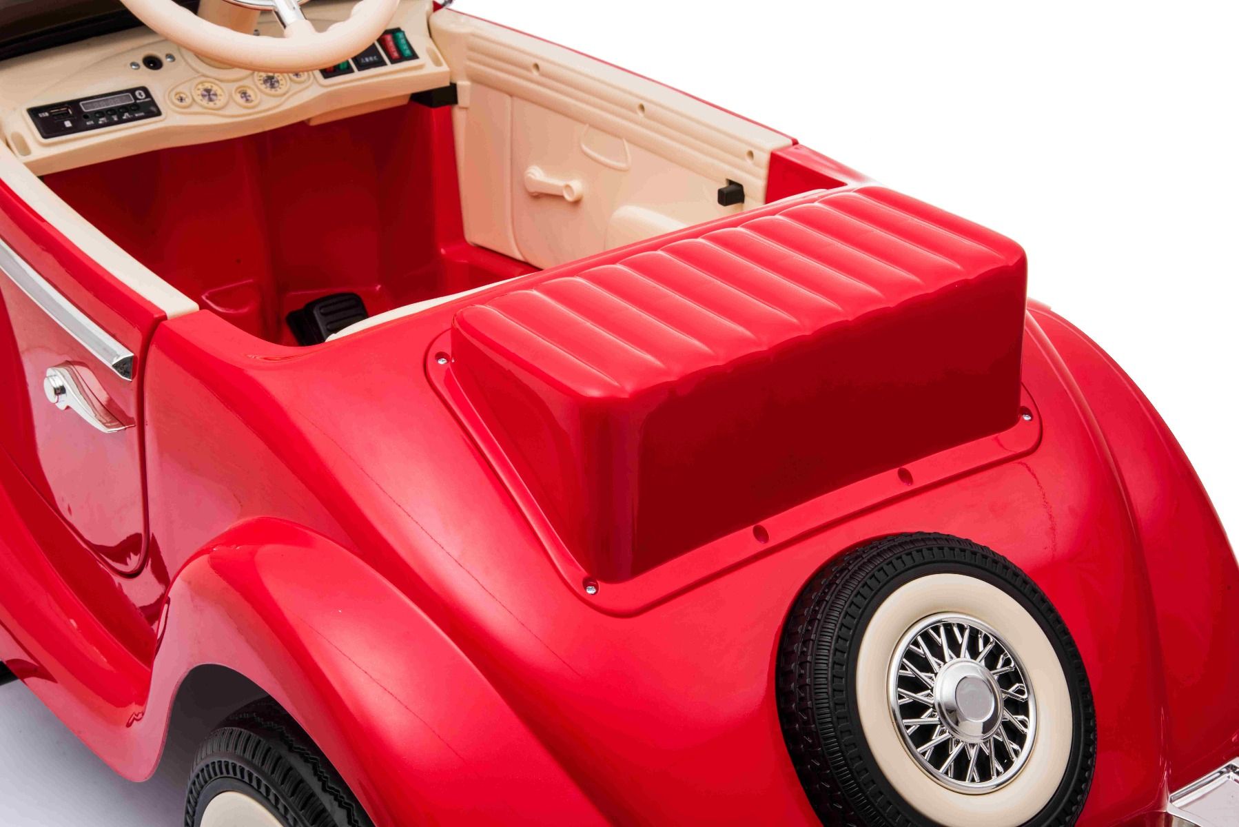 4x4 Voiture électrique enfants 12V Mercedes-Benz 540K, rouge, avec télécommande 2.4Ghz