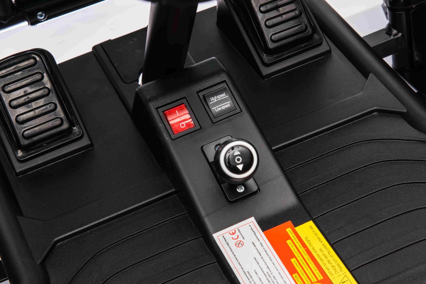 Chariot électrique SPORT-CART 24V, verte, roues souples en EVA, siège en similicuir, roues de drift lisses, moteur 2 x 50W, batterie 24V, construction métallique massive