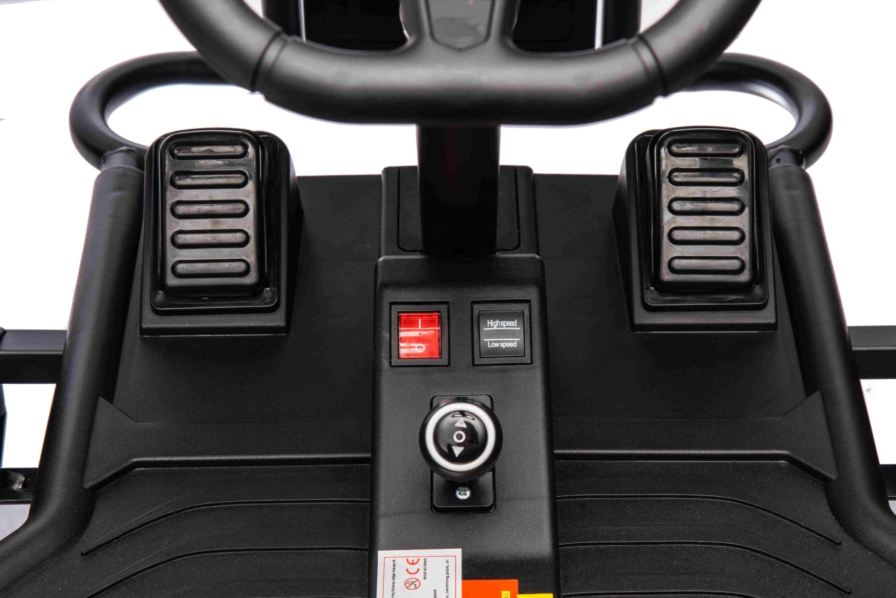 Chariot électrique SPORT-CART 24V, verte, roues souples en EVA, siège en similicuir, roues de drift lisses, moteur 2 x 50W, batterie 24V, construction métallique massive