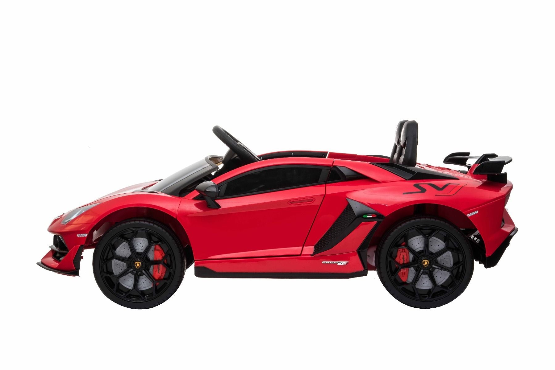 Voiture electrique enfànt 12V 2 places lamborghini Aventador, rouge, avec télécommande 2,4 Ghz, Moteur 2 x 12V, Licence d'origine